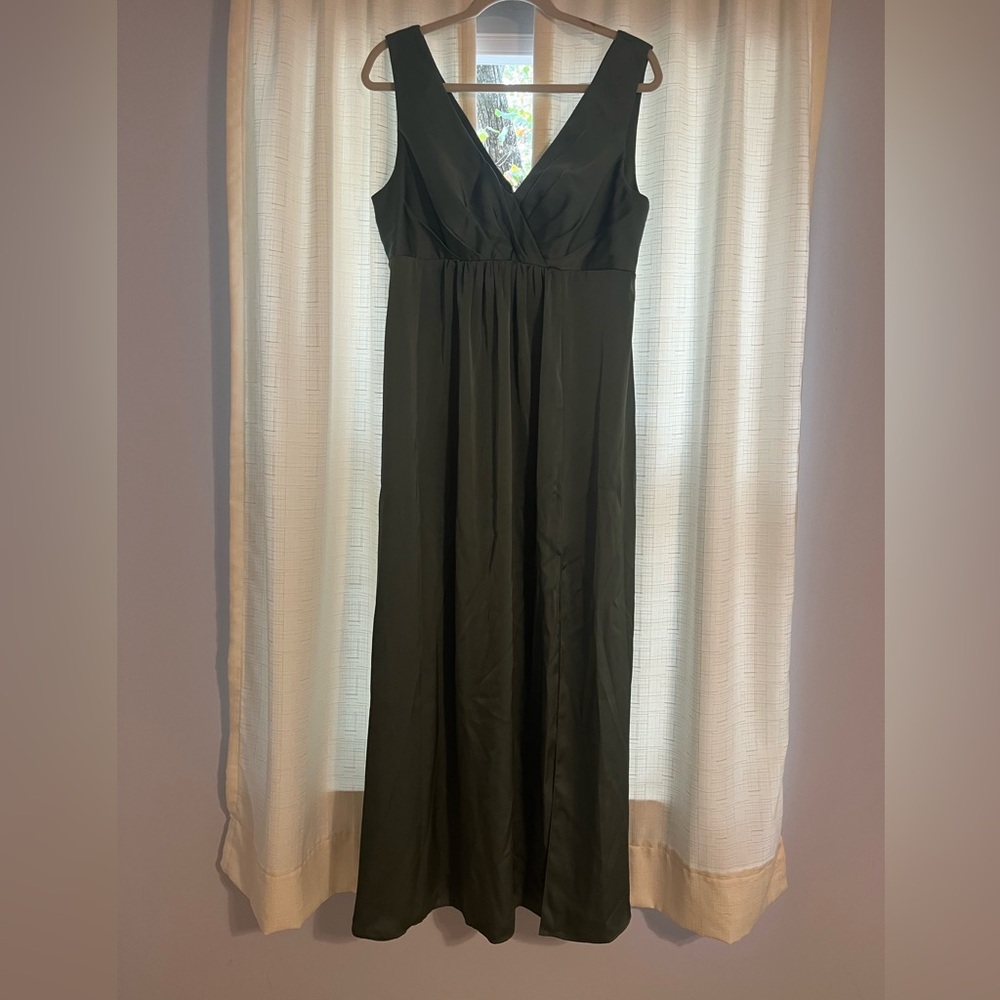 Azazie Alessia Maternity Wedding Dress - Eucalyptus